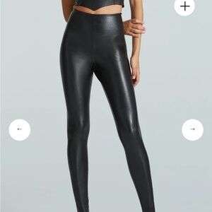 High-Waisted Faux Leather Leggings